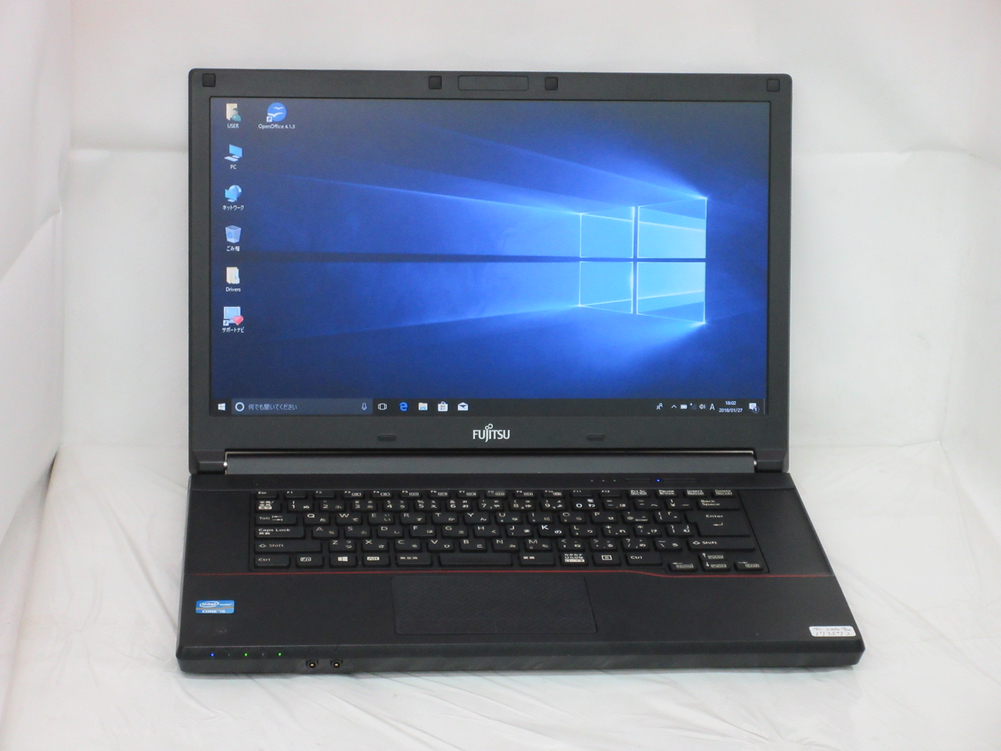 FUJITSU Notebook LIFEBOOK A743 Core i3 8GB 新品HDD1TB DVD-ROM