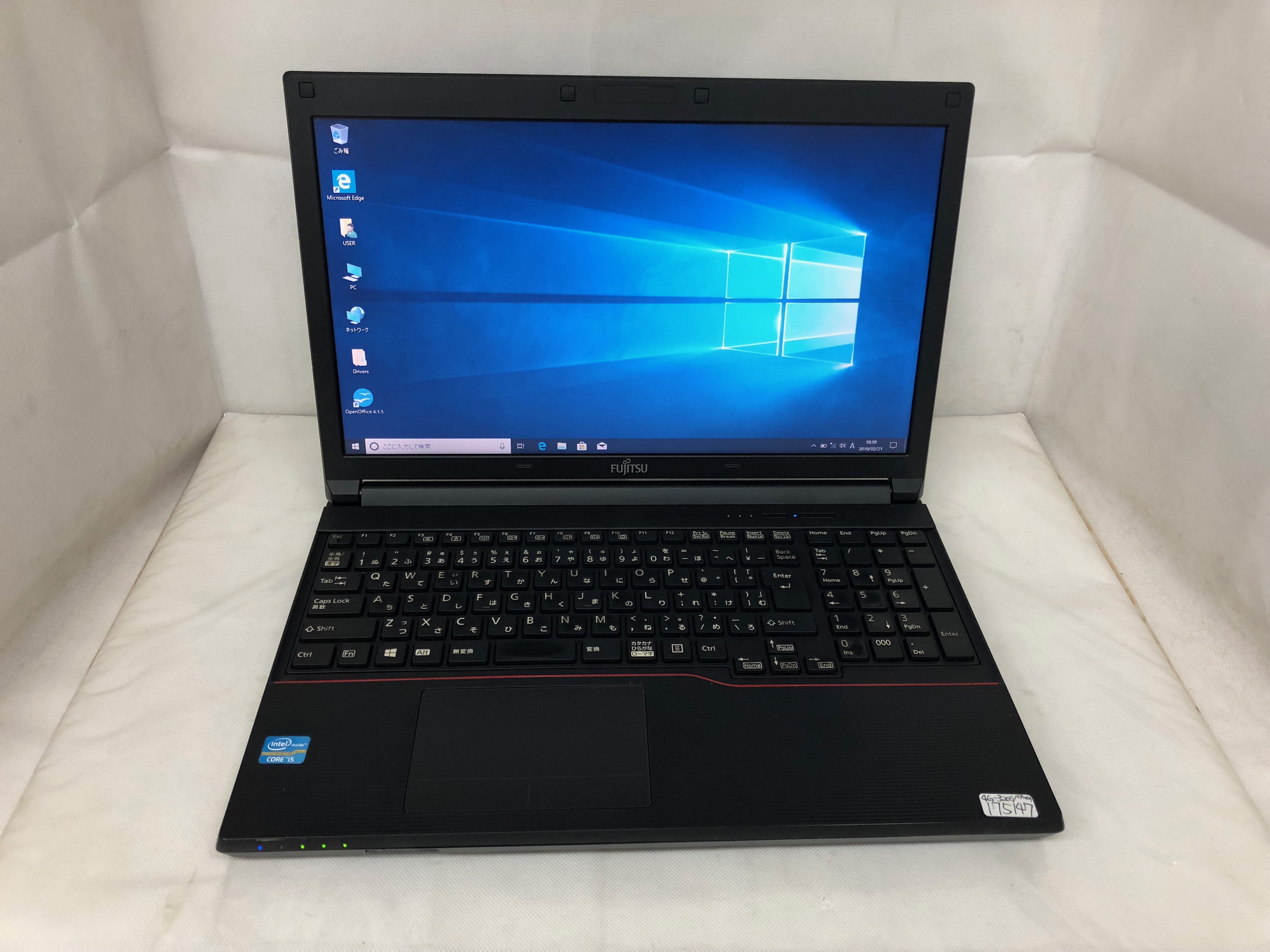 FUJITSU Notebook LIFEBOOK A573 Core i5 8GB HDD500GB DVD-ROM 無線