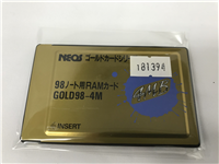 98ノート用メモリカード GOLD98-4M の詳細
